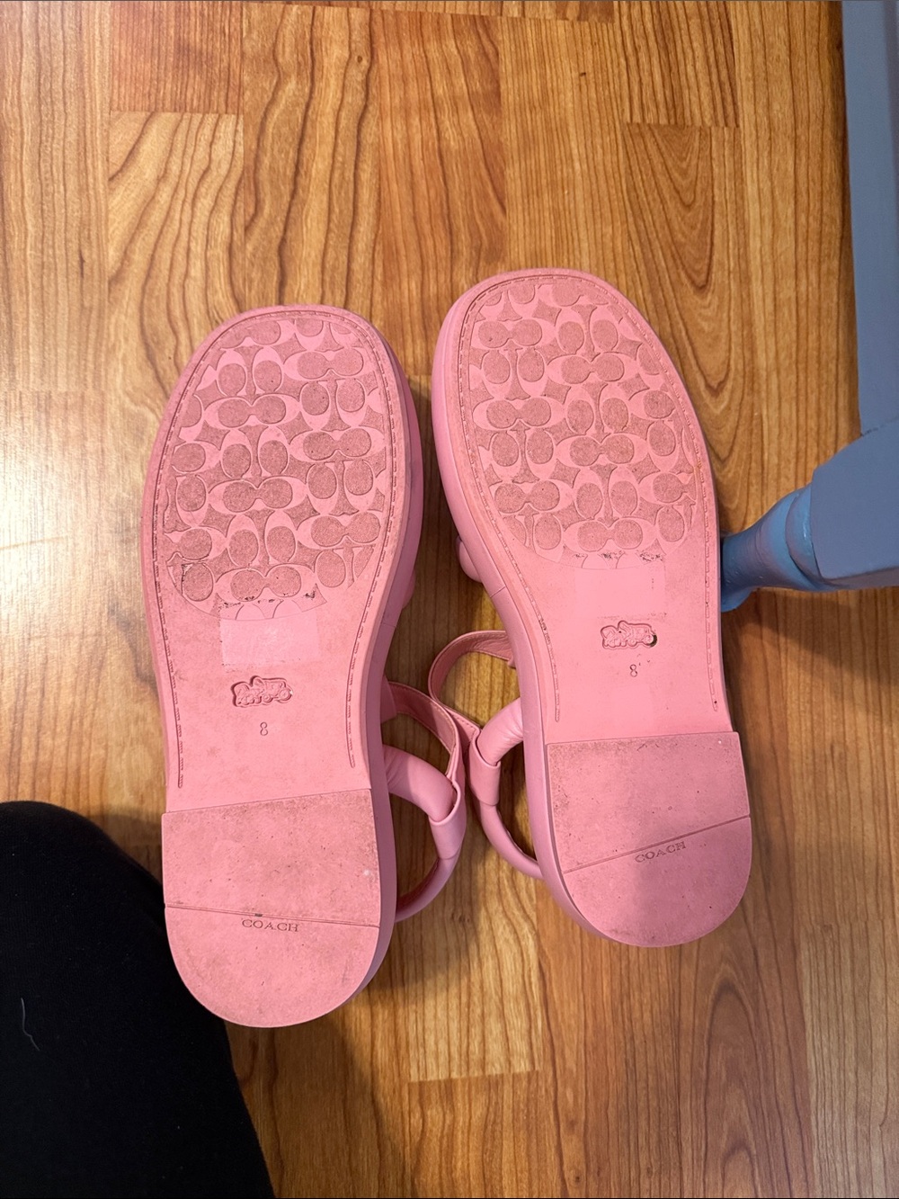 Women’s Coach Soft Emblem Penney Flatform Fisherman Sandals - Picture 5 of 5